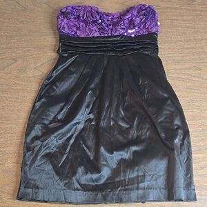 Ruby Rox Strapless Mini‎ Dress